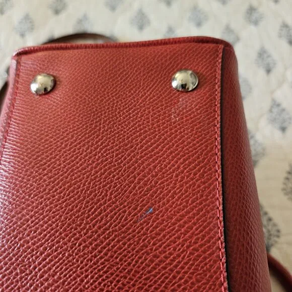 Coach x Peanuts Snoopy Mini Bennett Satchel Red F37272 NWOT Leather Bag - Picture 6 of 16